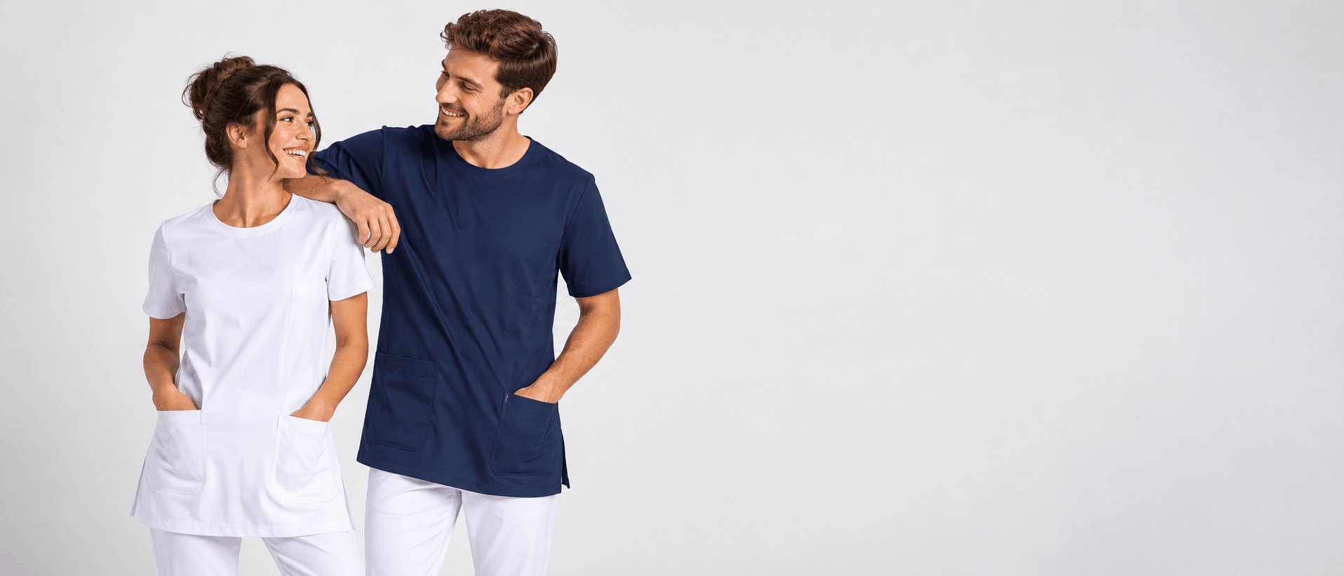 Longshirts mit Taschen für Pflege, Praxis und medizinische Teams