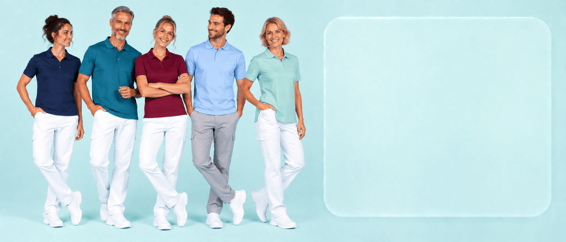 Polo Shirts Kurzarm für Pflege und Medizin