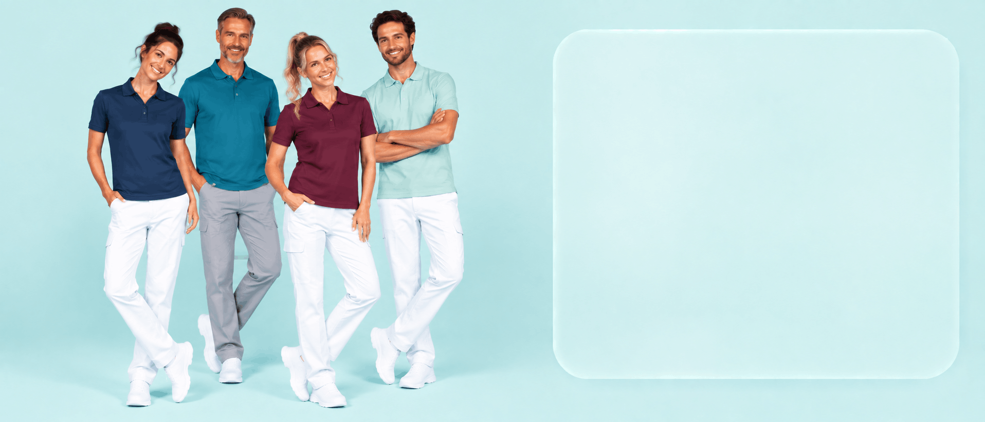 ID Identity Polo-Shirts für Pflege, Praxis und medizinische Einrichtungen