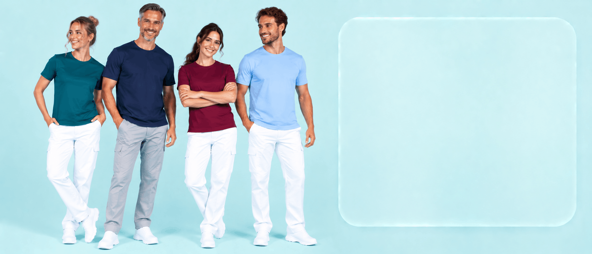 ID Identity T-Shirts für Pflege, Praxis und medizinische Einrichtungen