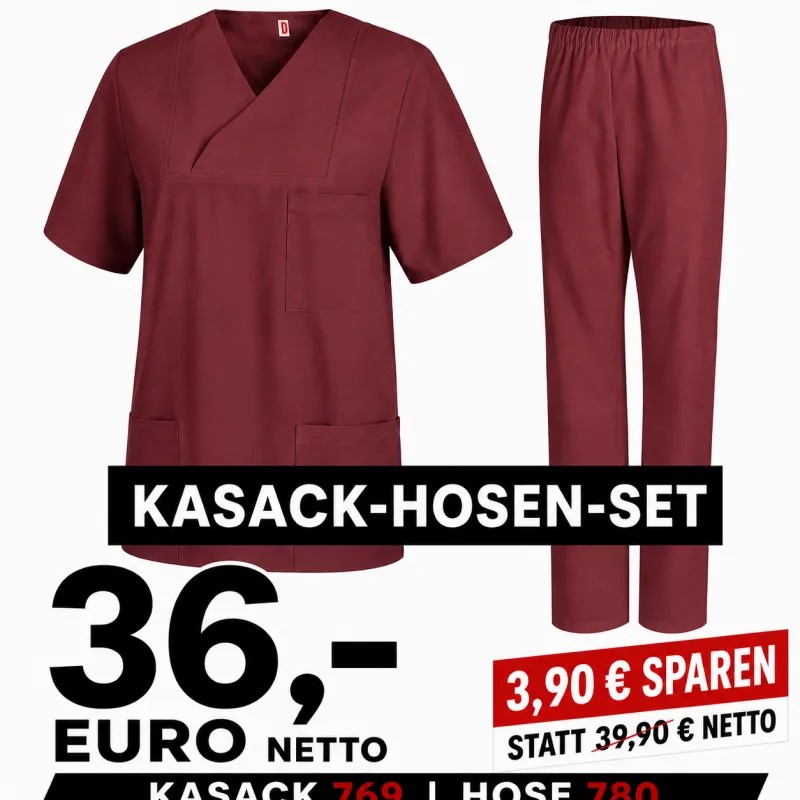 Kasack-Hosen-Set 769 und 780 komplett in Bordeaux