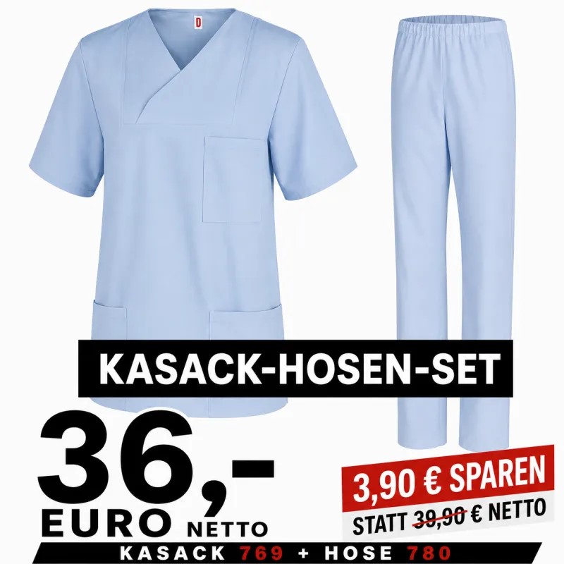 Kasack-Hosen-Set 769 und 780 komplett in Hellblau