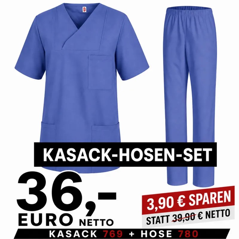 Kasack-Hosen-Set 769 und 780 komplett in Königsblau