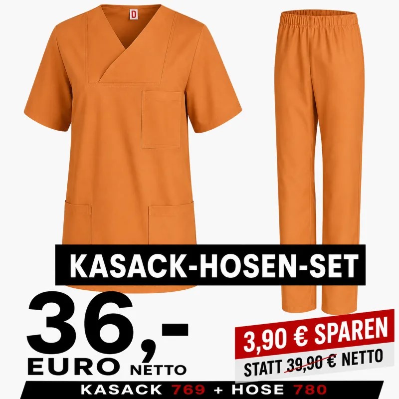 Kasack-Hosen-Set 769 und 780 komplett in Orange