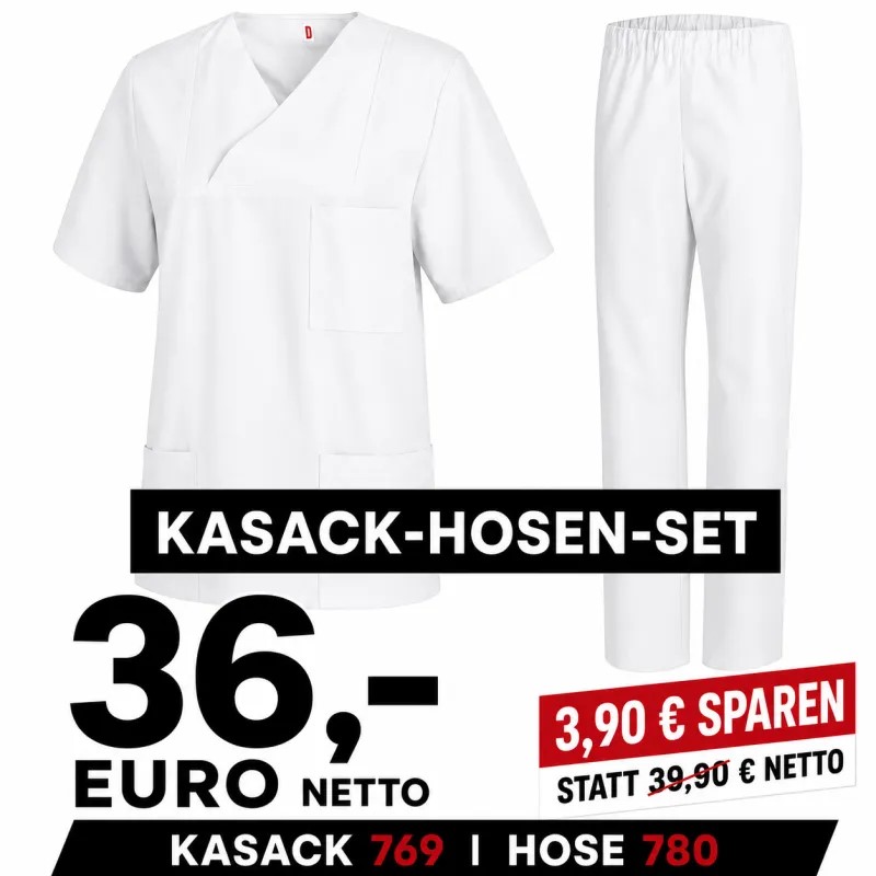 Kasack-Hosen-Set 769 und 780 komplett in Weiß