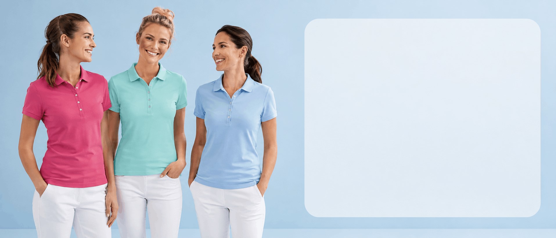 Arbeits-Poloshirts für Damen in Pflege, Praxis und Medizin
