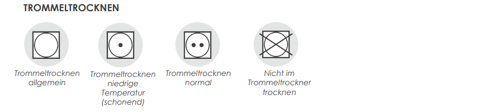 TROMMELTROCKNER SYMBOLE auf MEIN-KASACK.de