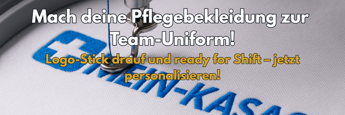 Professionelle Bestickung von Berufsbekleidung bei MEIN-KASACK.de – Logo-Service ab 100 Stück